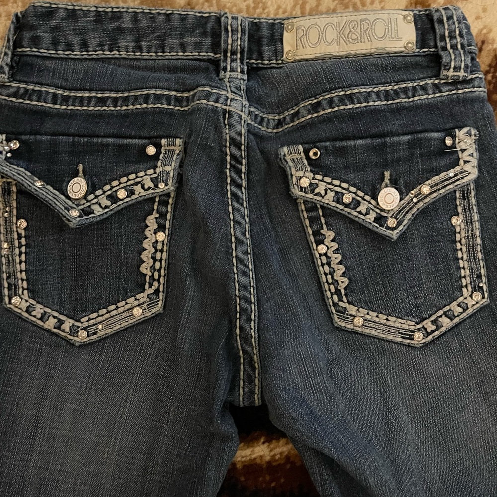 Girls size 12 Rock & Roll cowgirl bootcut jeans
